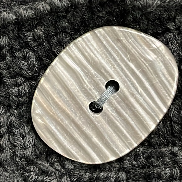 KATIE TODD NWT 100% Wool Button/Snap Detail Trim Long SLV Swing Cardigan SZ 1X - Picture 3 of 16